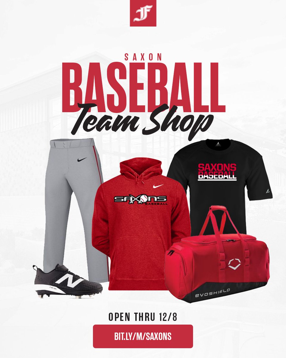 saxonsathletics's tweet image. EARLY SPRING ALERT - Get your Saxon ⚾️ gear in our Team Shop through 12/8 via our link in bio or quick link at bit.ly/m/saxons

#spokane #baseball #gosaxons⚔️