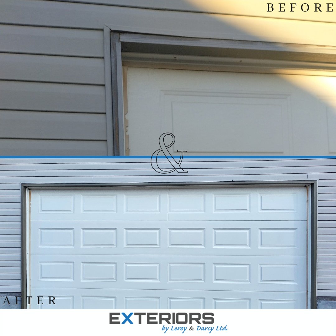 Exteriorsld's tweet photo. New garage door cladding installed! 🏡🔨

Request a Quote! ⬇️ 
https://t.co/63R7WynYpY
📞 (403) 327-9113 
📧 info@exteriorsld.com 

#YQL #Lethbridge #SouthernAlberta #EastKootenays #YYC #Calgary #Alberta #Canada #ExteriorsByLeroyAndDarcy #GarageDoorCladding #GarageDoorClad https://t.co/m3aAh4Cysc