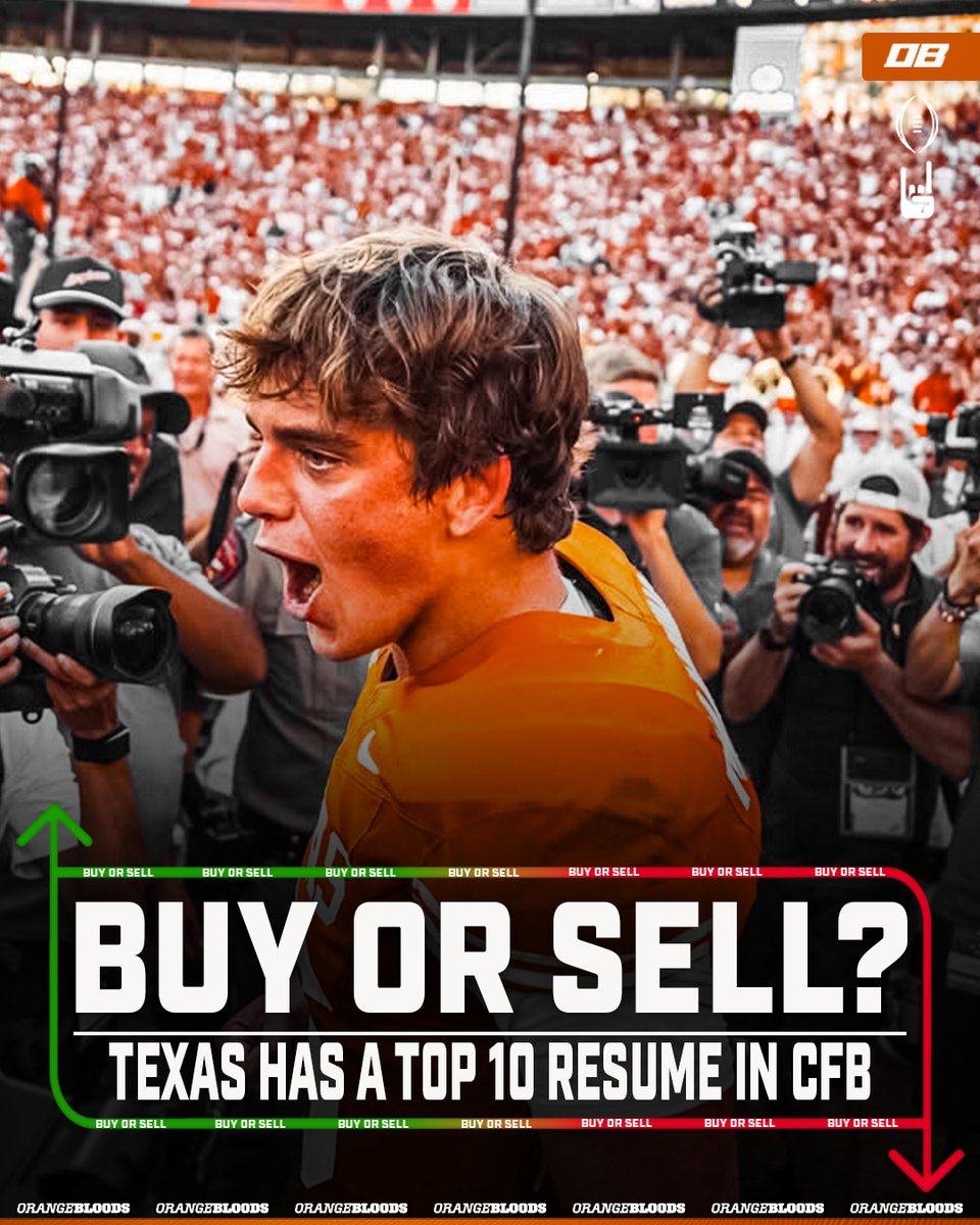 orangebloods_'s tweet image. Buy or Sell?

Texas has a top 10 resume in CFB🤔