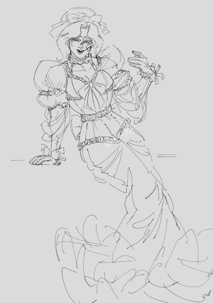 Andre w in drag heh,. I took away the coloring cus I didn’t like it