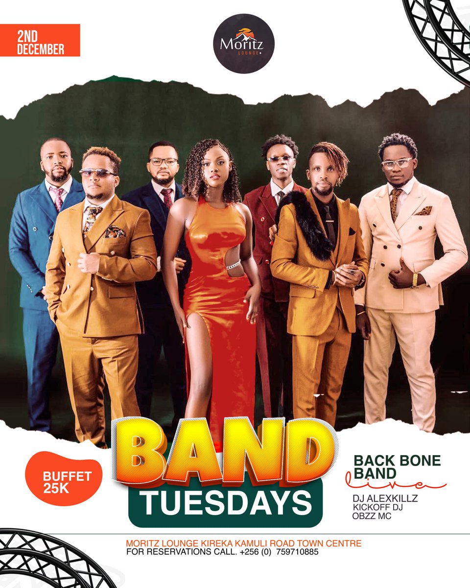MoritzLounge's tweet photo. Fresh December @MoritzLounge Tuesdays Band Night with the #BackBoneBand kicks off the last Month of the Year tonight. Turn up for smooth Live Music as you relieve yourself from the day's load.
#BandNight
#BackboneBand https://t.co/mElRUpE5F6