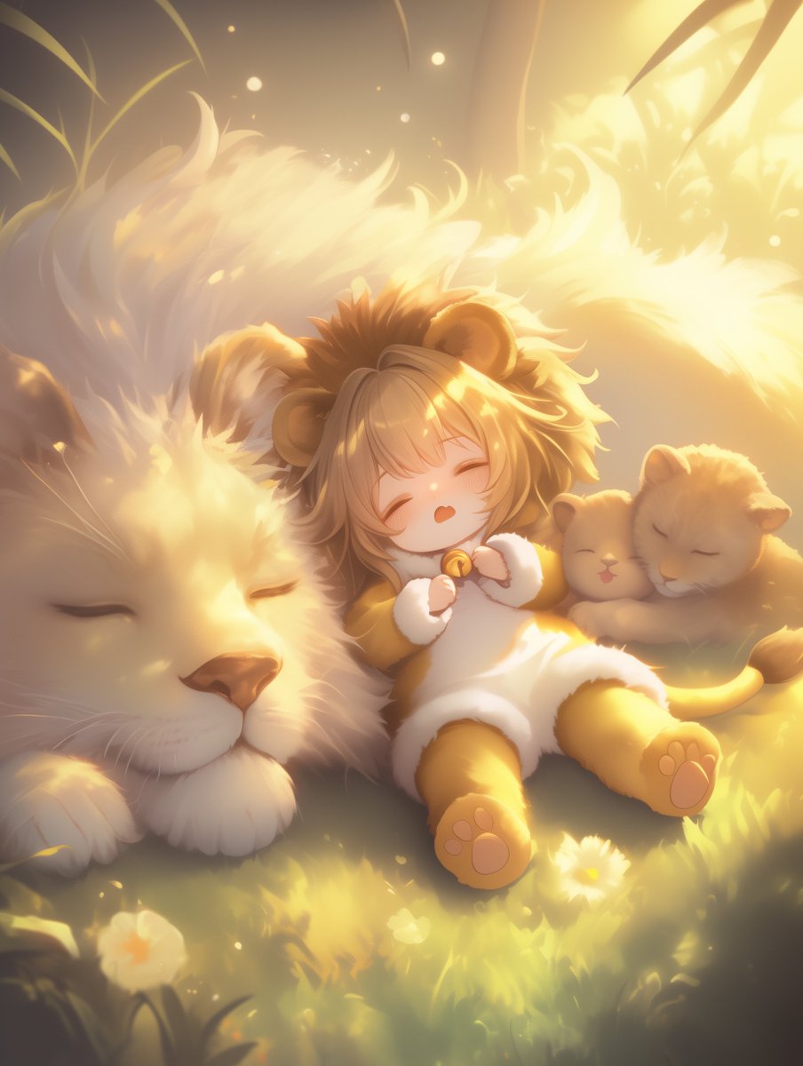 動物娘ライオンで参加🦁
#AIイベント好きな動物娘