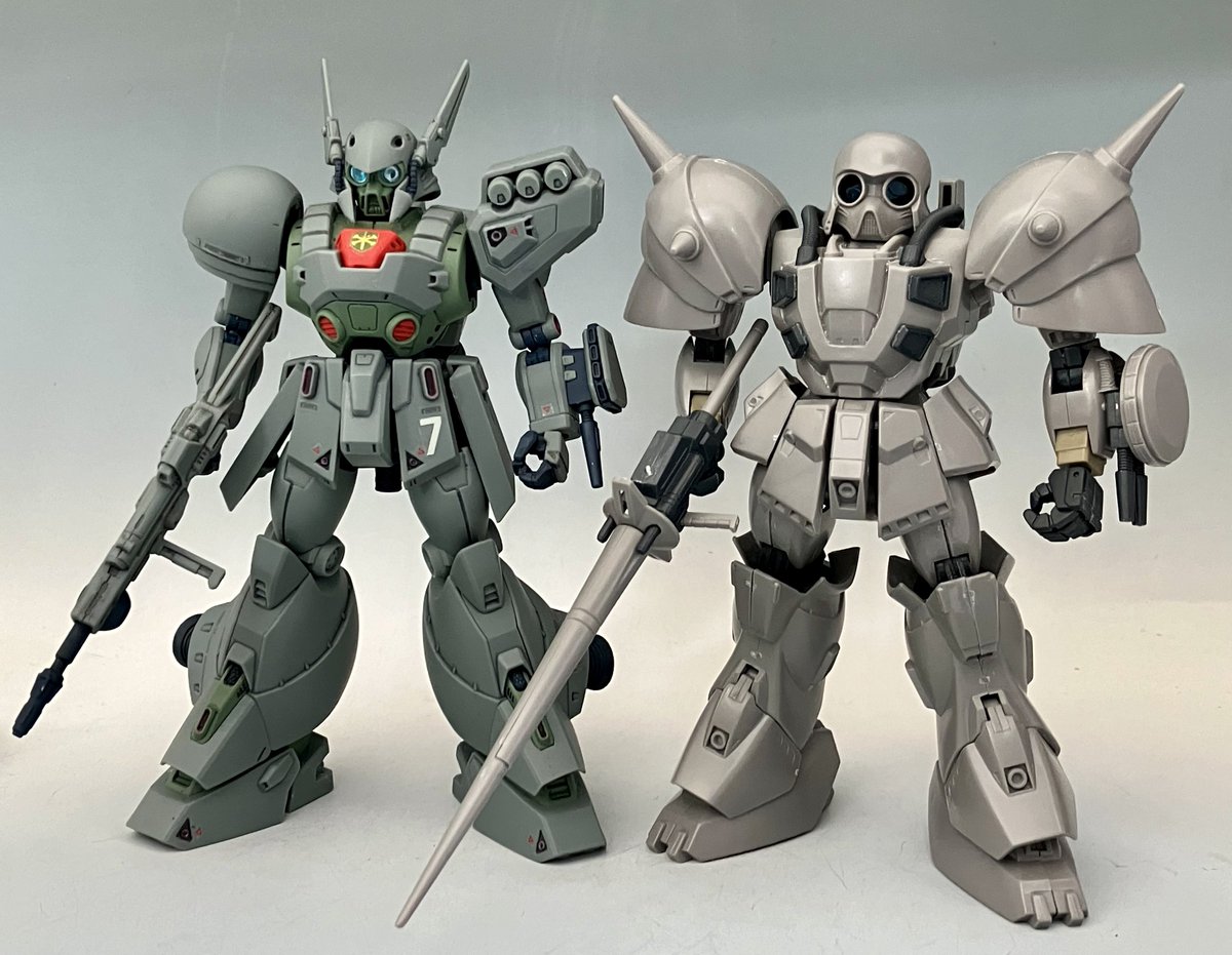 ビギナ・ゼラ　デナン・ゲー　デナン・ゾン　セット 先日のRE/100デナン・ゲーに続き1/100デナン・ゾンを仮組。 形状は