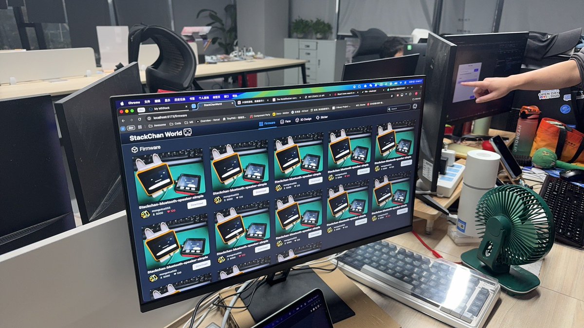 M5Stack's tweet image. StackChan World