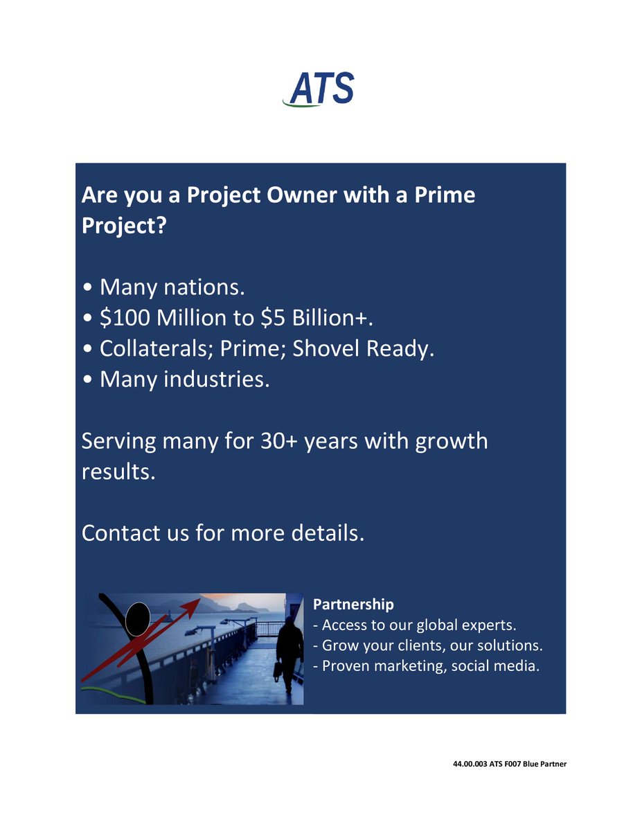 jolyn89438's tweet image. Stop losing time and equity trying to fix bankability issues later.

Make the project finance-ready from the start.

We can help.

☑ rm@ats-business.com

#Funding #FinanceReady #ProjectDevelopment