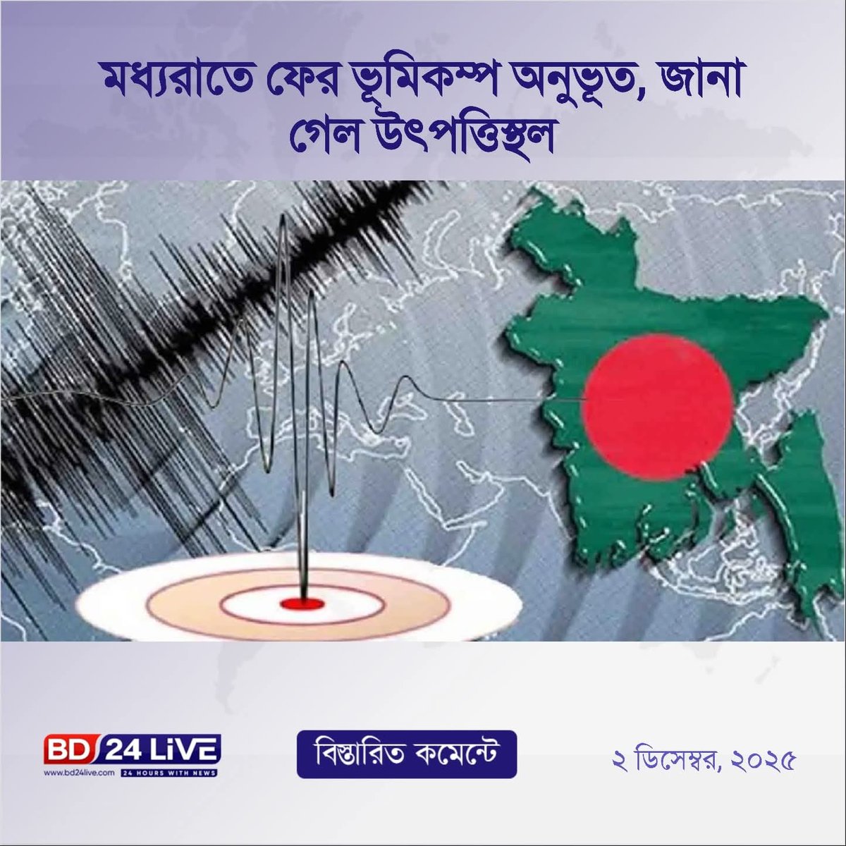 sovonchowdhury6's tweet image. আন্তর্জাতিক ভূকম্পন পর্যবেক্ষণ সংস্থা European-Mediterranean Seismological Centre (ইএমএসসি) তাদের সর্বশেষ আপডেটে জানায়, ভূমিকম্পটির মাত্রা ছিল ৪.৯। এর উৎপত্তিস্থল ছিল মিয়ানমারের অভ্যন্তরে, ভূ-গর্ভের মাঝারি গভীরতায়।