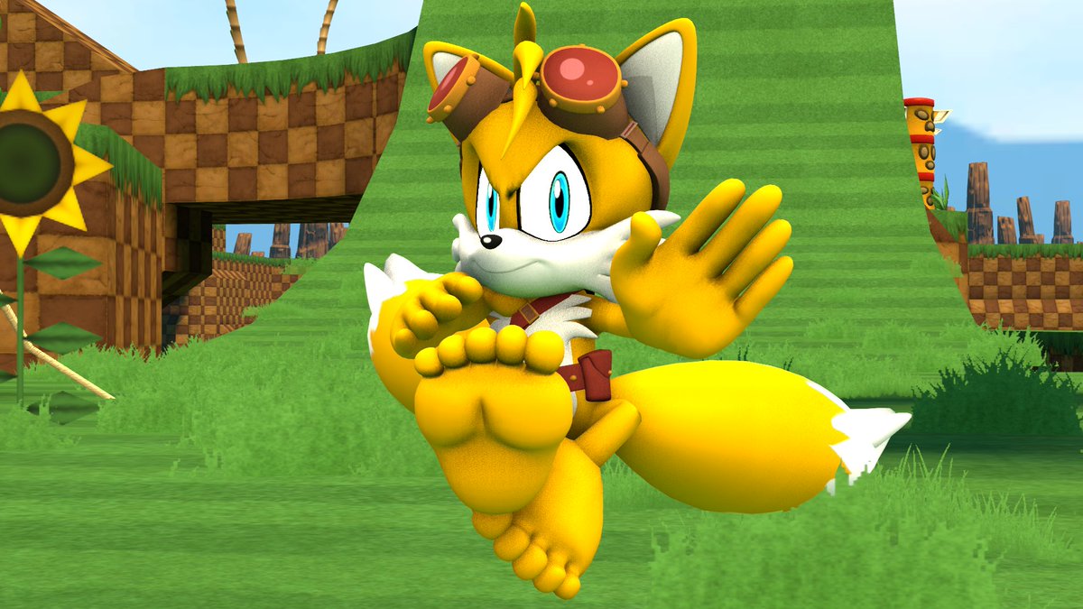 (SFM)Boom Tails the fox is doing some kicking as his hands and feet are bare as the special power ablility is on the way!! #tailsthefox #sfm #sonicboom