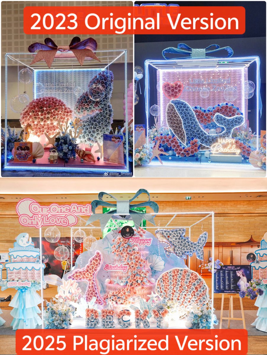 limited_little's tweet image. We deserve a public apology—not passive-aggressive rants, slanderous posts, or being blocked by those who copied our work. Original creators, as victims, should never be treated so appallingly. This issue targets only the plagiarism, not the artist. 
@BeckysBW_CN