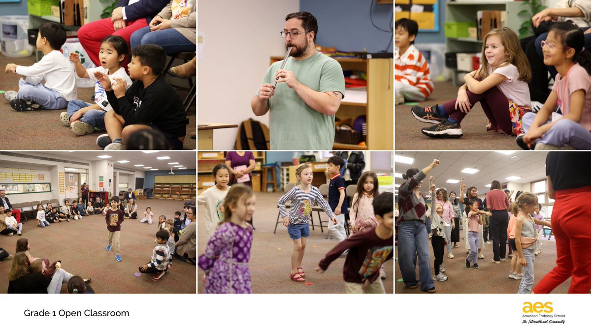 AESDelhi's tweet image. Parents were invited to participate and observe our first-grade music classes. First-grade music is still all about having fun, while also building on the foundational skills learned in PK and Kindergarten in more intentional ways.

#AESDelhi #ElementarySchool #OpenClassroom