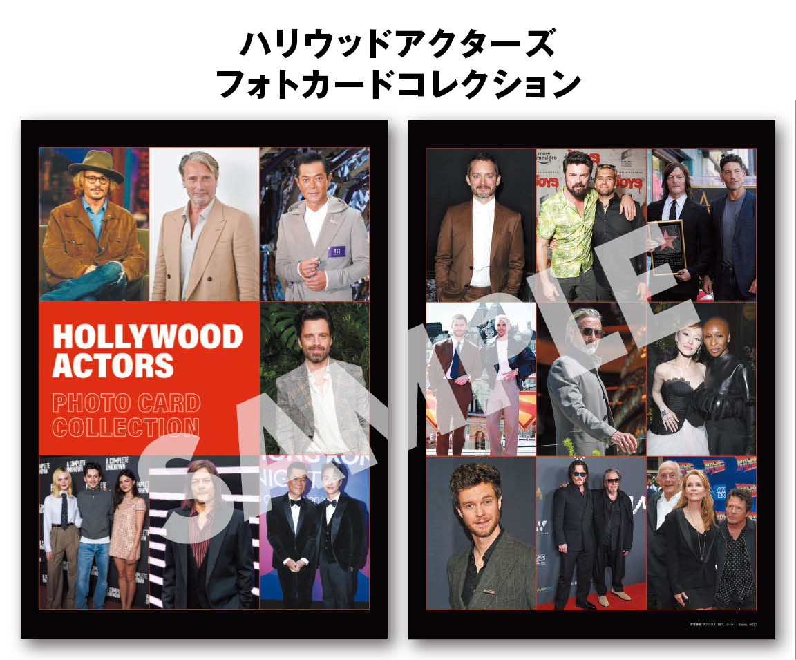 東京コミコン2025 限定販売　フォトカードコレクション　10種フルセット 東京コミコン2025 限定グッズ紹介】 ハリウッドアクター フォトカード