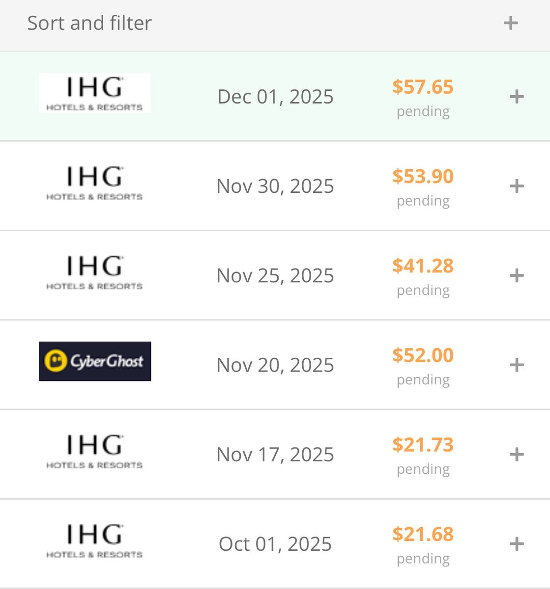 gocciag147777's tweet photo. ⭕️V&V: Top Cash Back🔗IHG
・検証兼ねてTCB経由で、次回の🏨IHG12%➡️15%➡️16% お宿の予約取り直し
・ラックレートも為替💱変動ありますので🉐最適解は🤔??? 時差
📍疲れましたので、そろそろ確定/落ち着きたいです…🫠
#IHG
#Topcashback https://t.co/lQFcsBWaJk