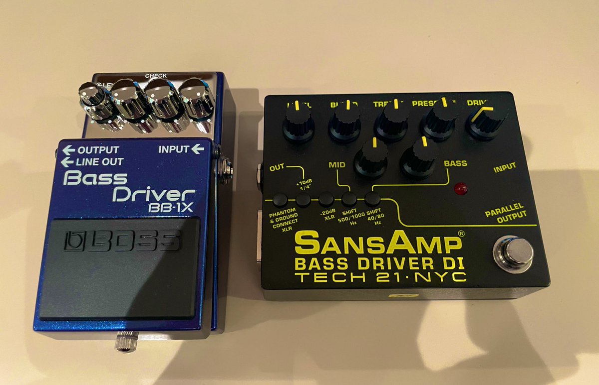 アクトに新しく入ってきたベースエフェクター二つを試しに使ってみた