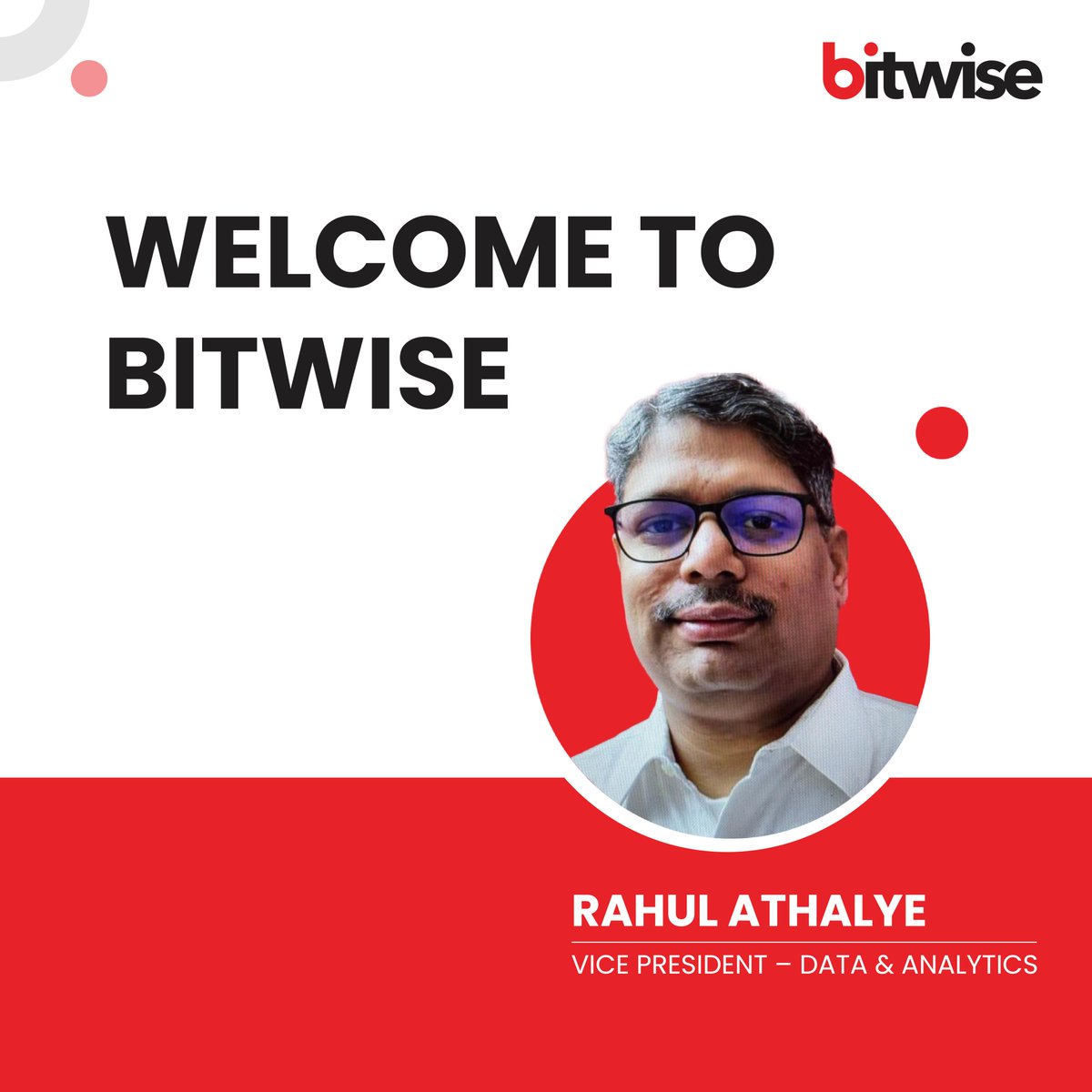 Bitwise_Updates's tweet image. We’re thrilled to welcome Rahul Athalye as Vice President – Data and Analytics at Bitwise. With deep expertise in leading data-driven transformations, Rahul will strengthen our vision of building intelligent and scalable enterprise data solutions.

#Bitwise #Leadership