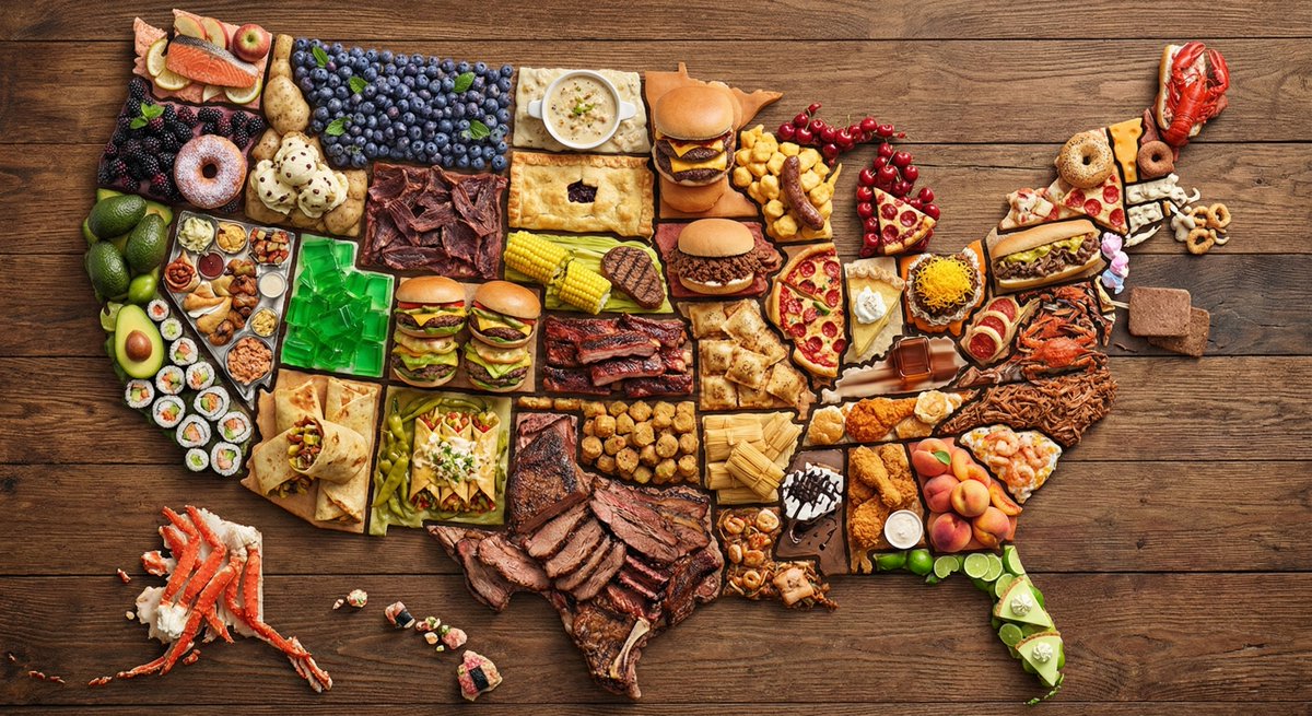US Food Map