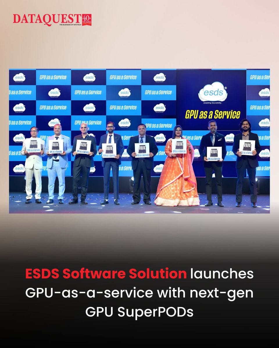 dataquestindia's tweet image. This move is architected to fuel exponential rise of AI/ML, GenAI and LLM workloads across key enterprises, research institutions, BFSI and government sectors.

Read More: dqindia.com/esdm/esds-soft…

#Dataquest #ESDS #SoftwareSolution #GPU #GPUSuperPODs #GenerativeAI