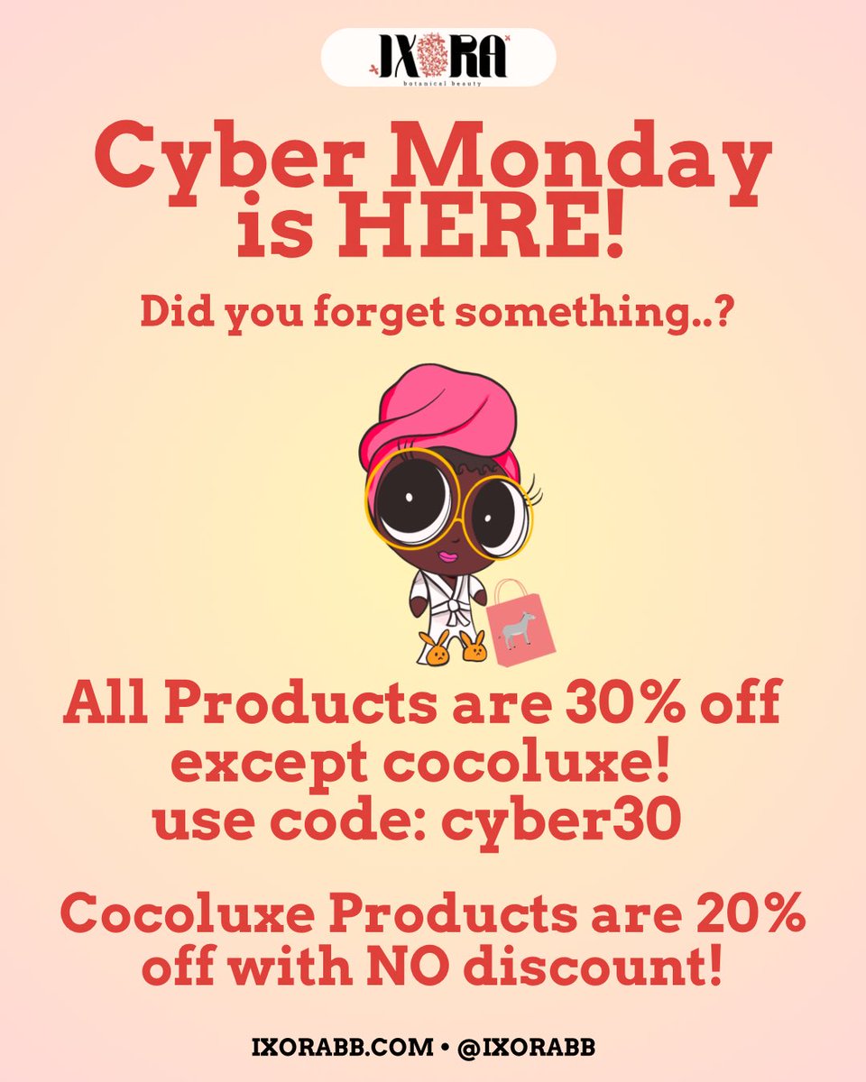 <a href="/zeroIife/">ẕεŗσ 🌸</a> <a href="/IxoraBB/">Ixora Botanical Beauty</a> Yw. They’re also having a cyber Monday sale too!