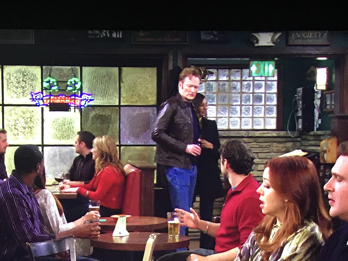 Re-Watching How I Met your Mother and Conan O’Brien in the background randomly. 😆 <a href="/TeamCoco/">Team Coco</a>