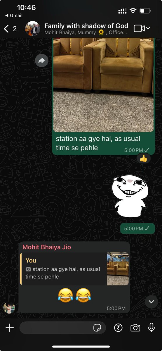 RRK_coder's tweet image. this is how I update the family group 😂