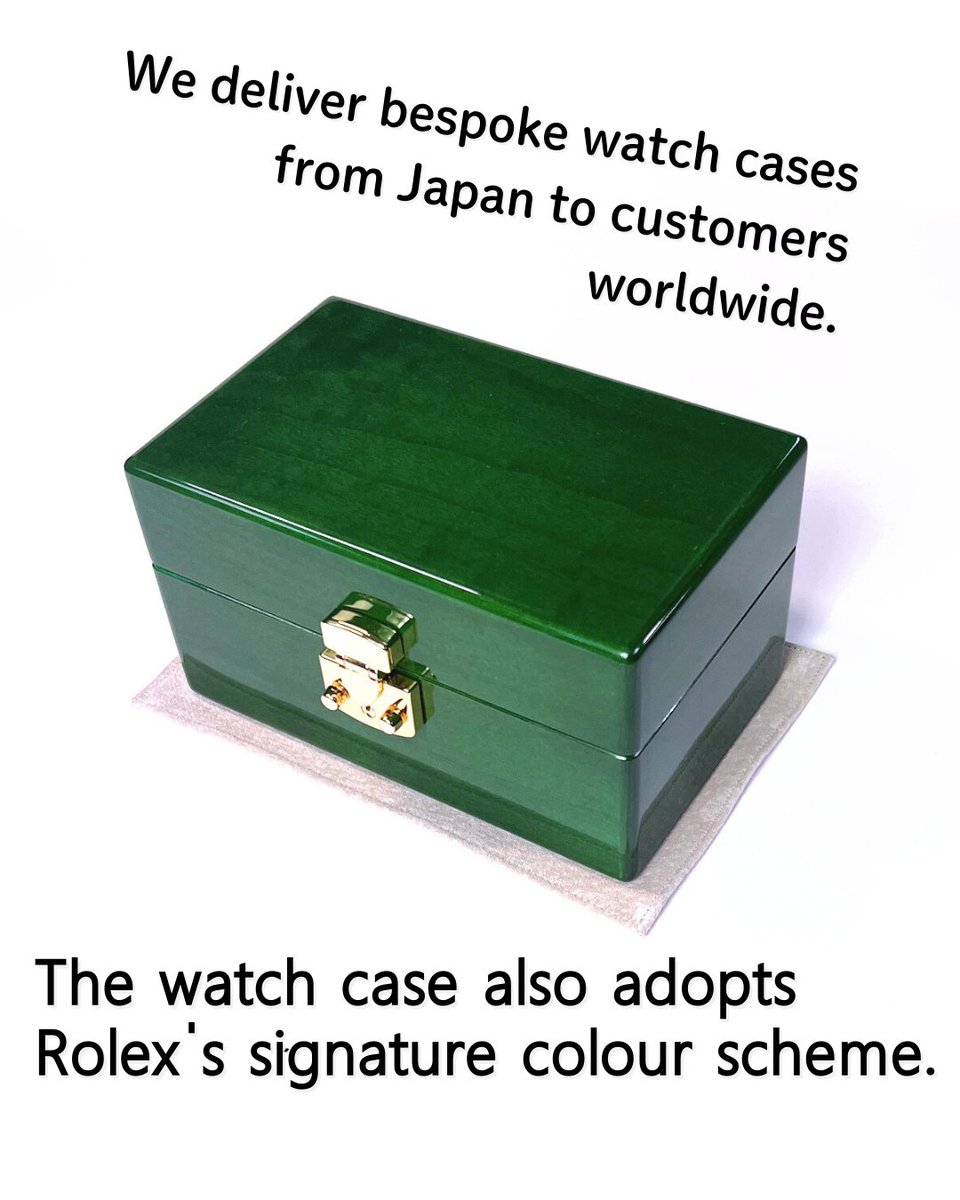 soulbird_case's tweet image. The watch case also adopts Rolex's signature colour scheme.
We deliver bespoke watch cases from Japan to customers worldwide.
soulbird.co.jp

#watchcases #watchcase #ソウルバード　#ソウルバード　#時計ケース　　 #watchcollector  #watchcommunity 　 #watchnerd #watchgeek