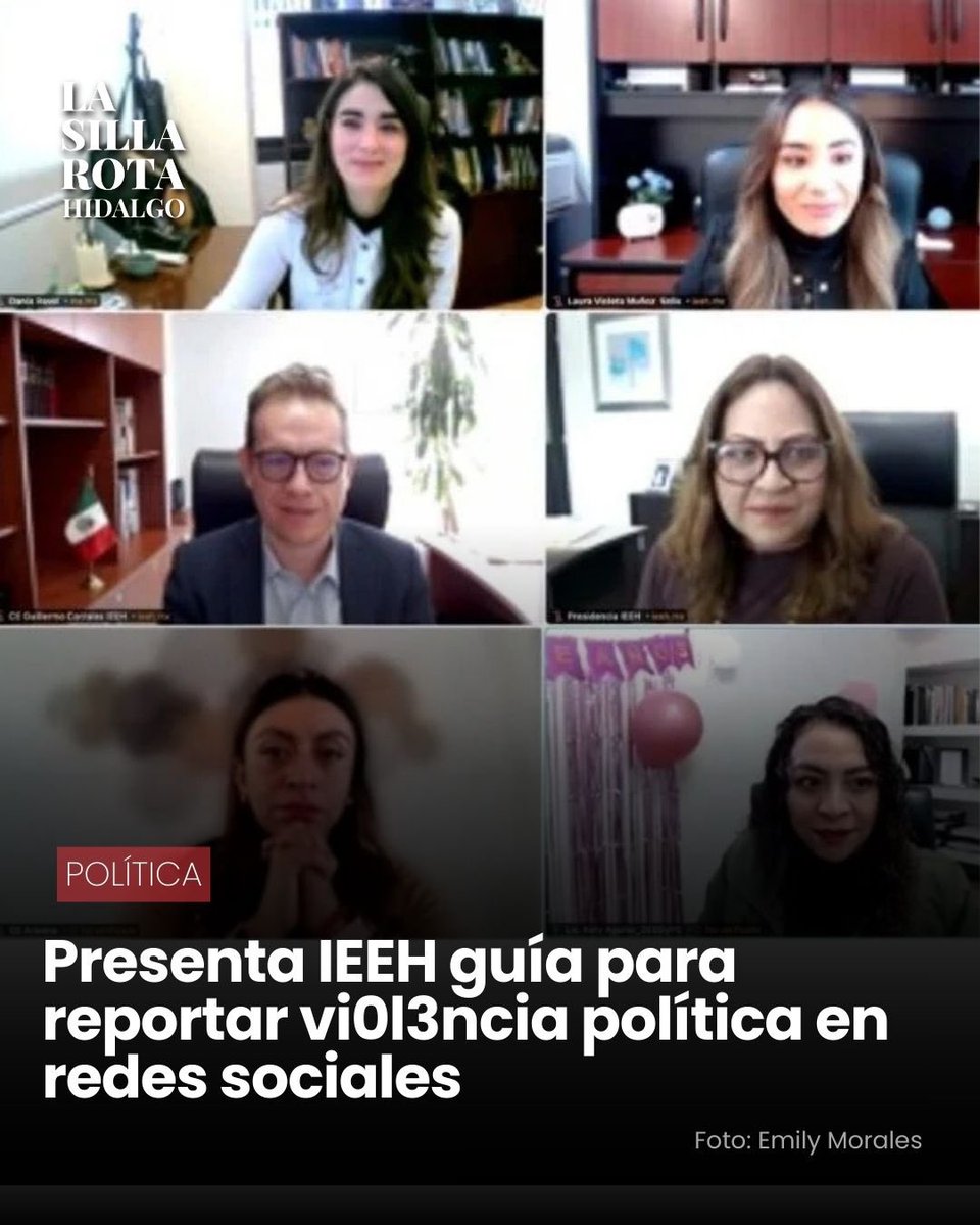 LsrHidalgo's tweet image. 🔴 El IEEH busca que se realicen denuncias por violencia política contra las mujeres en redes sociales.
lasillarota.com/hidalgo/estado…