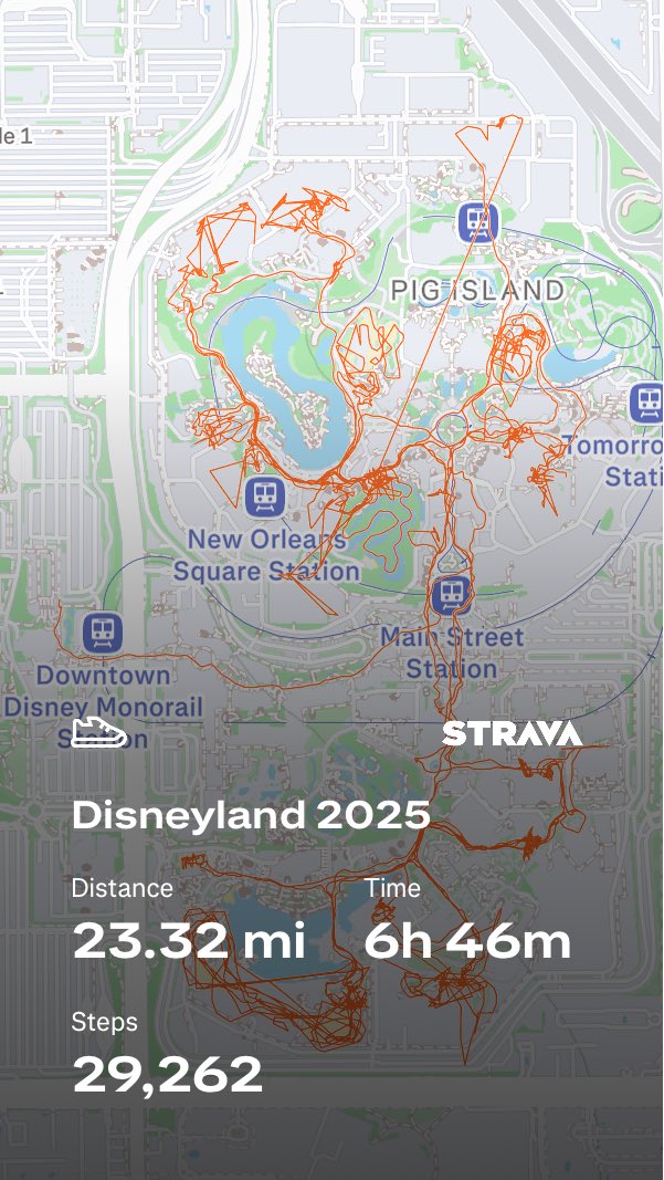 Lowkey crazy how u can see when I was on the rides if u look close enough <a href="/Strava/">Strava</a> <a href="/Disneyland/">Disneyland Resort</a>