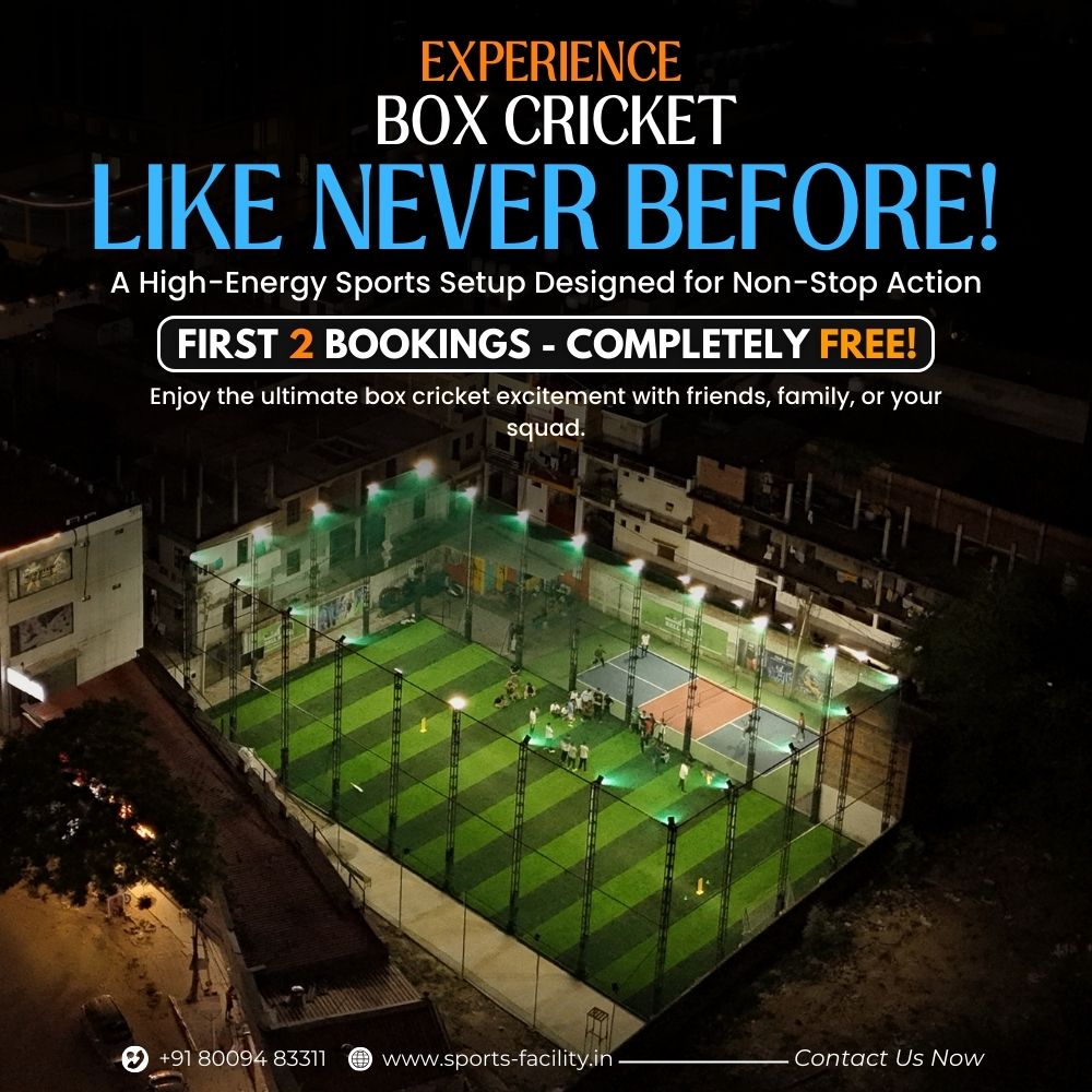 RIDHAMENTE94360's tweet image. Experience Box Cricket Like Never Before!🏏⚡
A high-energy arena built for non-stop action.
Grab the FIRST 2 BOOKINGS COMPLETELY FREE!
📞 Contact: 8009483311
🌐 www.sports_facility.in

#boxcricket #sportsfacility #cricketlovers #cricketlife #sportsinlucknow #GameOn