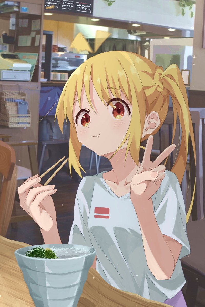 cs4126's tweet image. 虹夏ちゃんとしらす丼 #ぼっち・ざ・ろっく