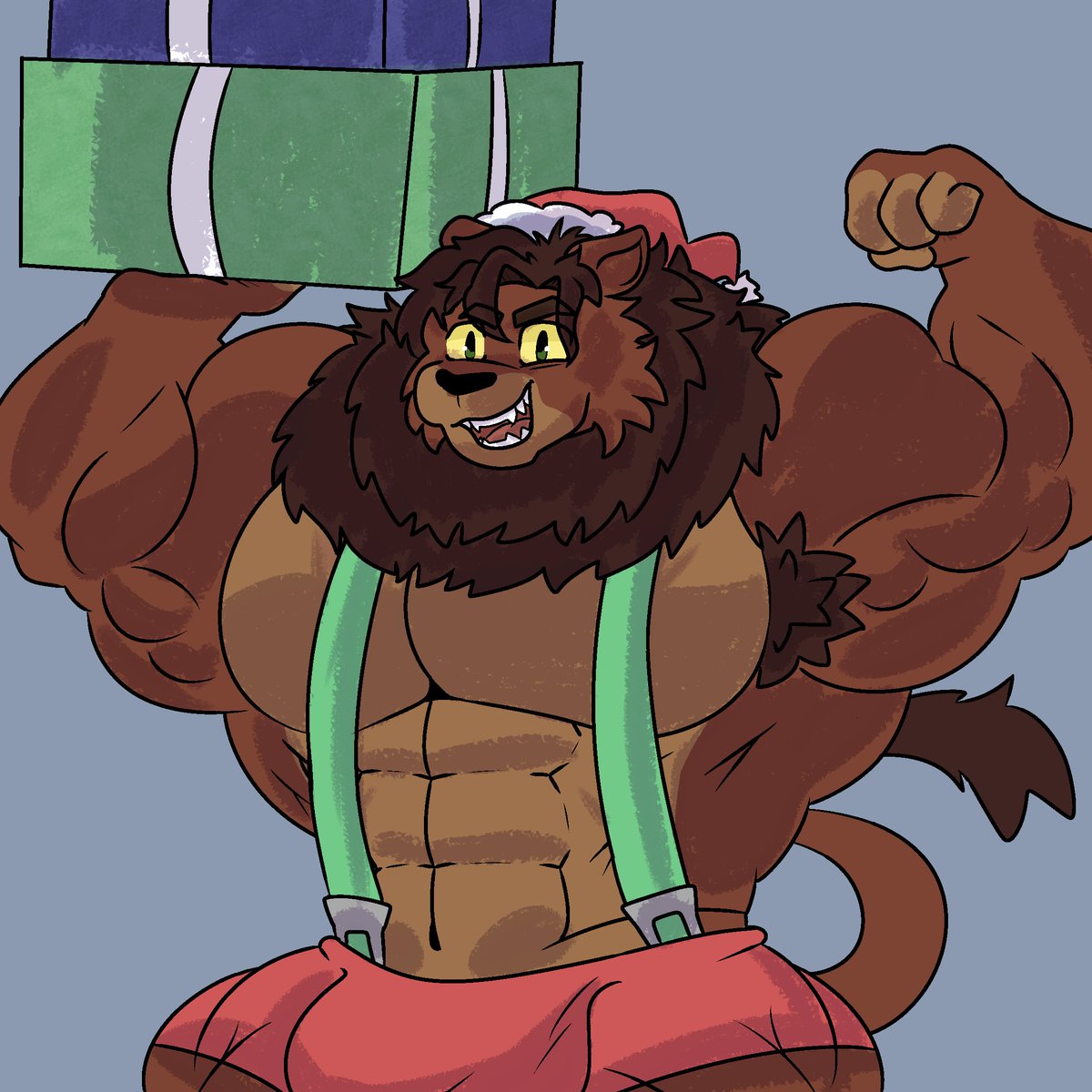 big lion present ! !
( for @/KovuLionheart )