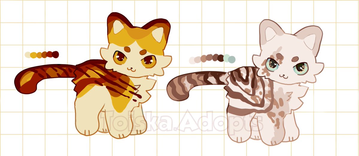 Toiska1's tweet photo. Mini kittens on my base!

1 2

Set price!  

5$ each  
Payment - Paypal  
After payment I send you clean file! 
________________________ 
#adopt #catadopt #adopts #adoptable #adoptables #cute #chibi #adopts #adorable #adorableAdopt #art #digital #digitalart #artwork #artist https://t.co/AhDeIpUc8o