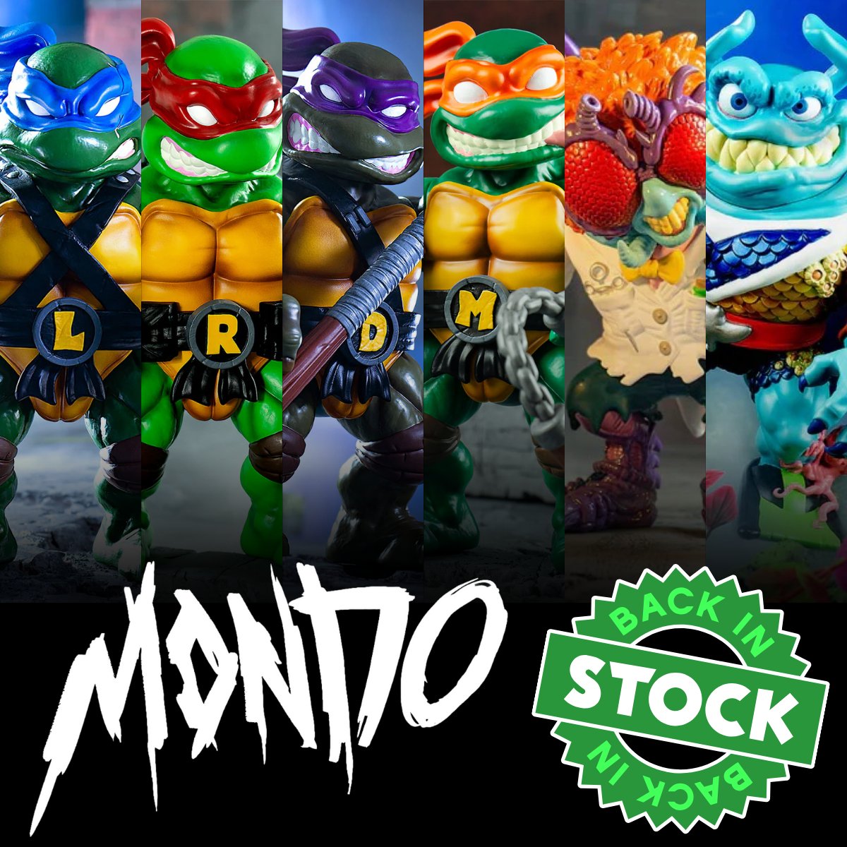 nerdzoic's tweet image. ALL the Mondo Soft Vinyl Turtles are BACK IN STOCK! nerdzoic.com/search?options…