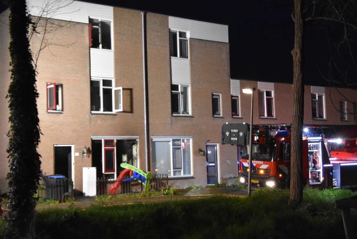 Brand in woning aan Drietandstraat door ongeluk