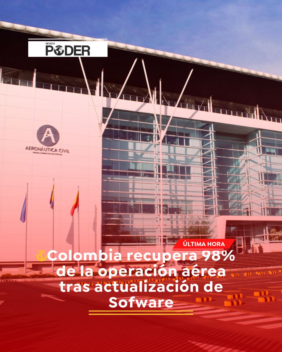 RevistaPODERcol's tweet image. #ATENCIÓN | La @AerocivilCol confirmó que mañana el país recuperará el 98% de su operación aérea, tras avanzar en la actualización del software Airbus en los A320. Solo seis aeronaves siguen en proceso. La normalidad total se prevé para este miércoles.
#RevistaPoder…