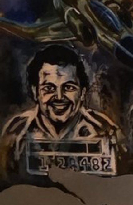 darango_htx's tweet image. El pintor incluyó a su antiguo patrón.