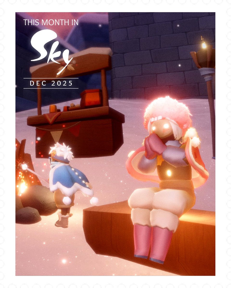 thatskygameJP's tweet photo. 💙 全ての星の子どもたちにとって楽しく暖かく友情に満ち、ゆったりできる12月でありますように✨ 

🔗 Skyの12月のお楽しみは『今月のSky』でチェック☞https://t.co/wf9TJPiC4i

🕯️ 「自分の作品も載らないかな～」と思ったそこの星の子さん、ぜひハッシュタグ #thatskygame を添えて、創作を投稿くださいね。

#thatskygame #Sky星を紡ぐ子どもたち