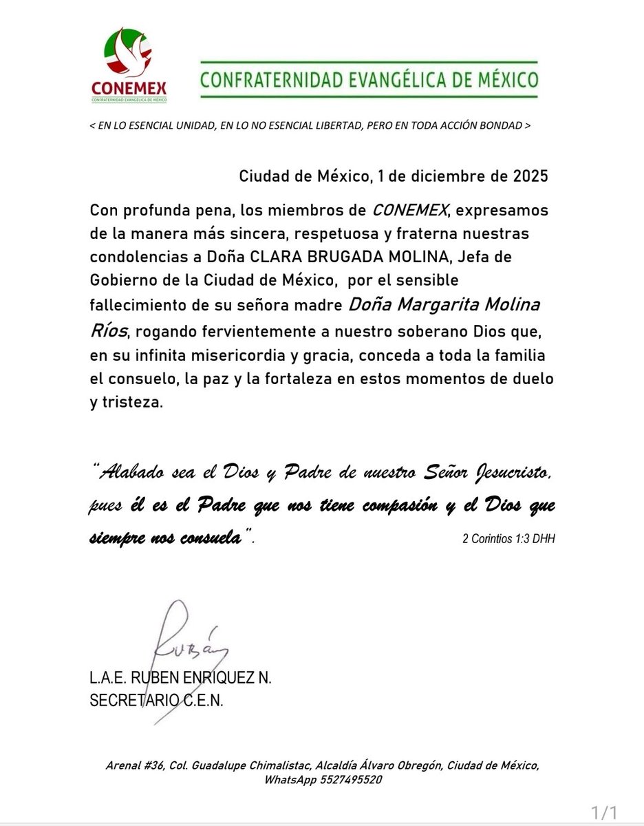 CONEMEXAR's tweet photo. https://t.co/wc1cDSuCNO