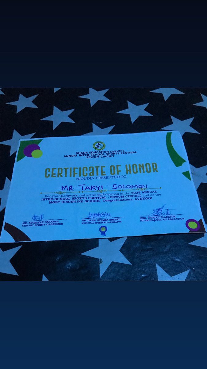 Congratulations to me.