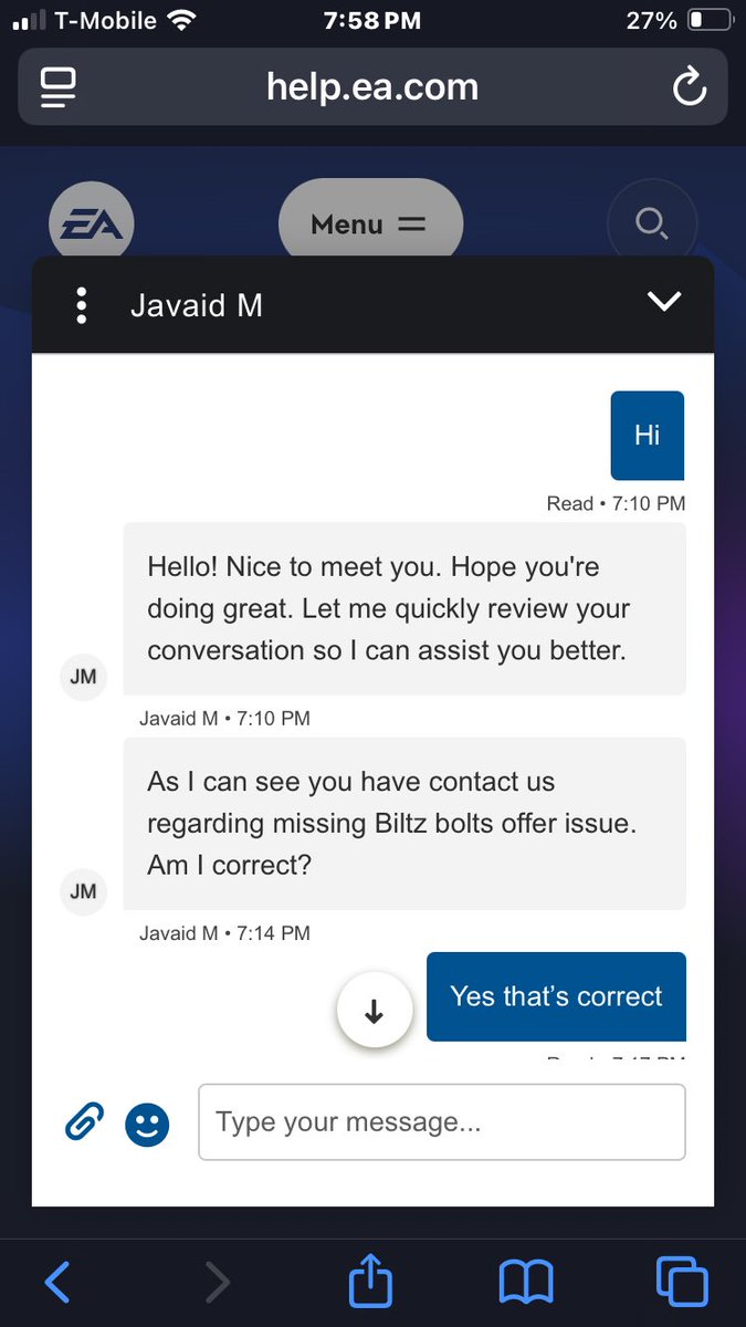 LLnoscruples's tweet photo. @UseCodePOP apparently you’re a person that uses AI per EA Help. https://t.co/MS0ghrqmmE