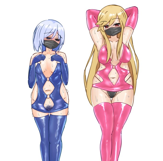 ③纏武神姫パツパツテカテカのボディコンで体を使って誘惑 