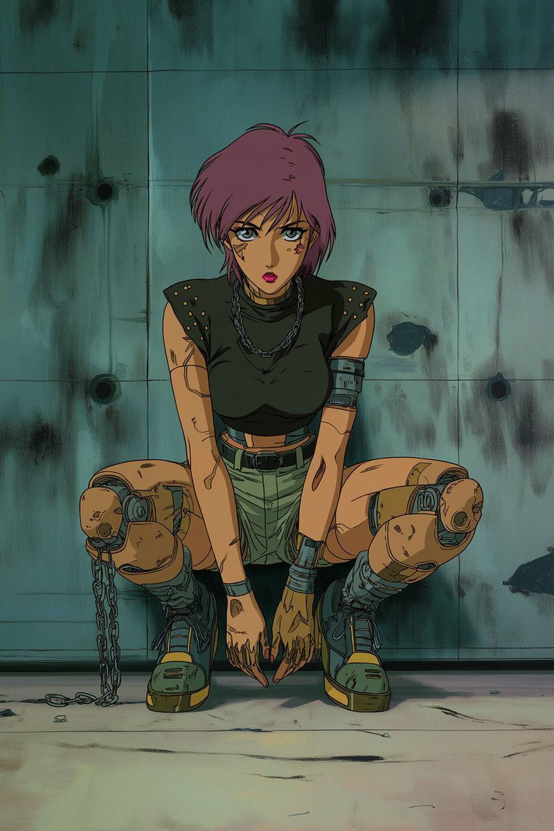 MdManheim's tweet image. 掲載日時：2025/12/2　10:08
登録日：2025/4/30
アンドロイド名：パンクスタイルアンドロイド75番
#midjourney #midjourneyart #aiart #android #アンドロイド #ロボ娘 mtbrs.net/ps_vonmanheim0…