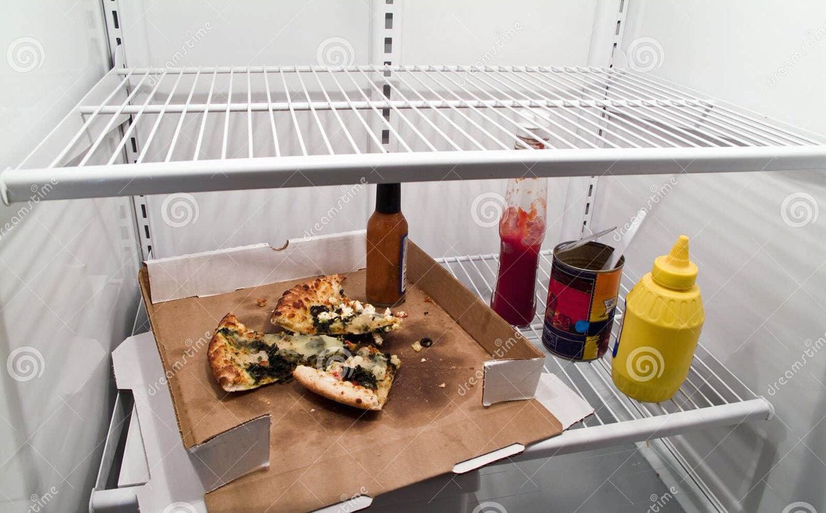 #FoundInTheFridge at a college dorm