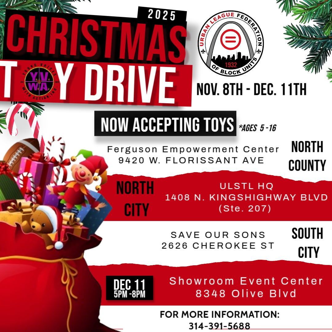 YVWA invites you to join us in making a difference by donating new toys or gifts suitable for children ages 5 – 16 years of age. 

Ways You Can Help:
🎁 Donate new, unwrapped toys 
💝 Make a monetary contribution
🤝 Spread the word