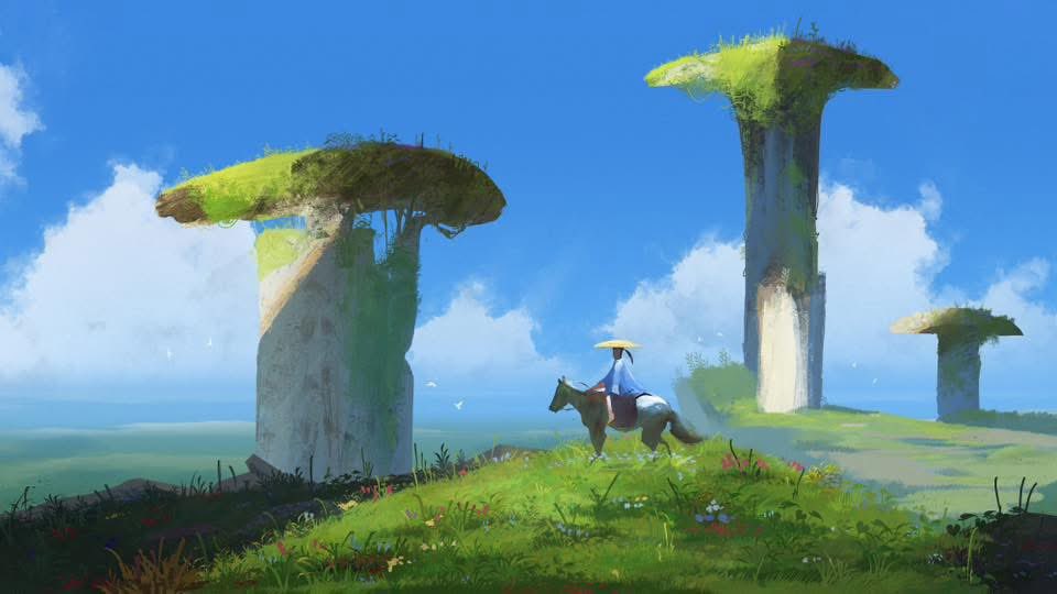 นักเดินทาง🍃 
#prakaifai #digitalart #Procreate