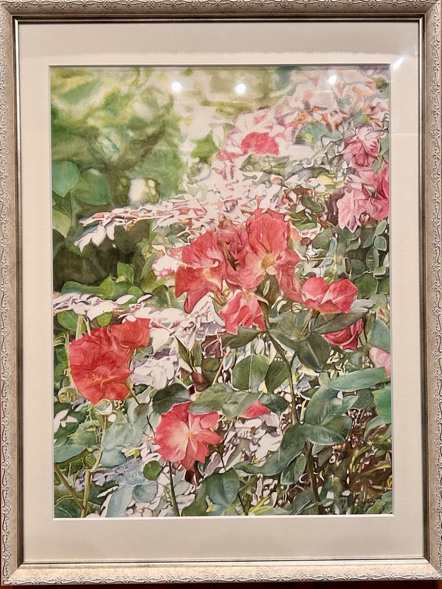 ✨ 吉田水彩画クラブ作品展 開催中！ ✨ 偕楽園公園センターで水彩画