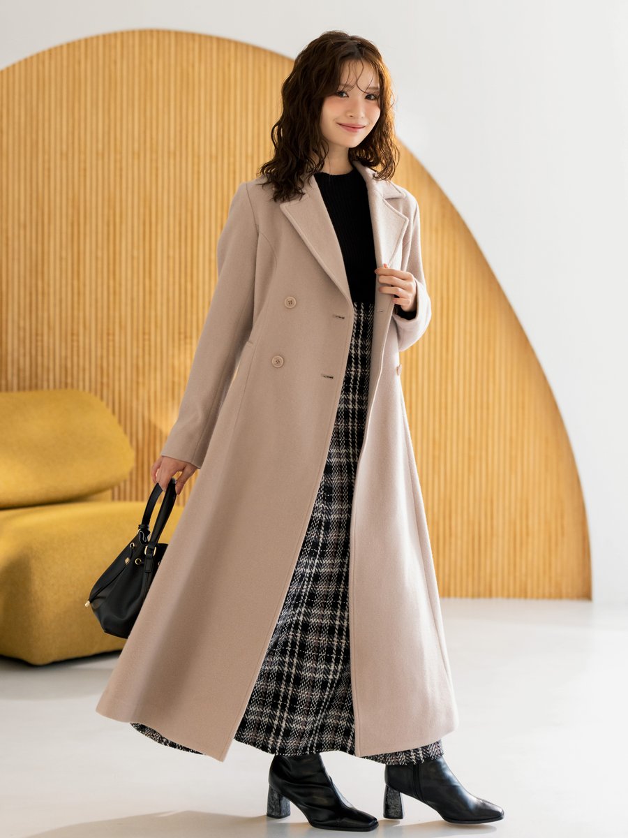 MERCURYDUO / コート/S/アクリル/BEG この冬、私を包むのは…」 MERCURYDUOの新作コートで 特別な季節を