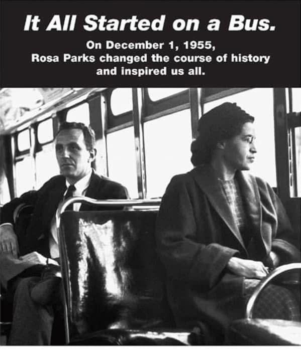HeavyLeeT1's tweet image. The 70th Anniversary of Rosa Parks refusing to give up her seat .The courage this took cannot be described in words. Occurred within in the lifetime of some of you. LET THAT SINK IN!

#RosaParks 
#ForeverGrateful
#DifferenceMaker
#RosaParksDay