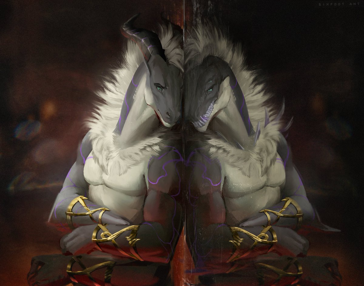 sixfoot_ant's tweet image. The one in the mirror. Commission for @IllicoCorvum , thanks again!