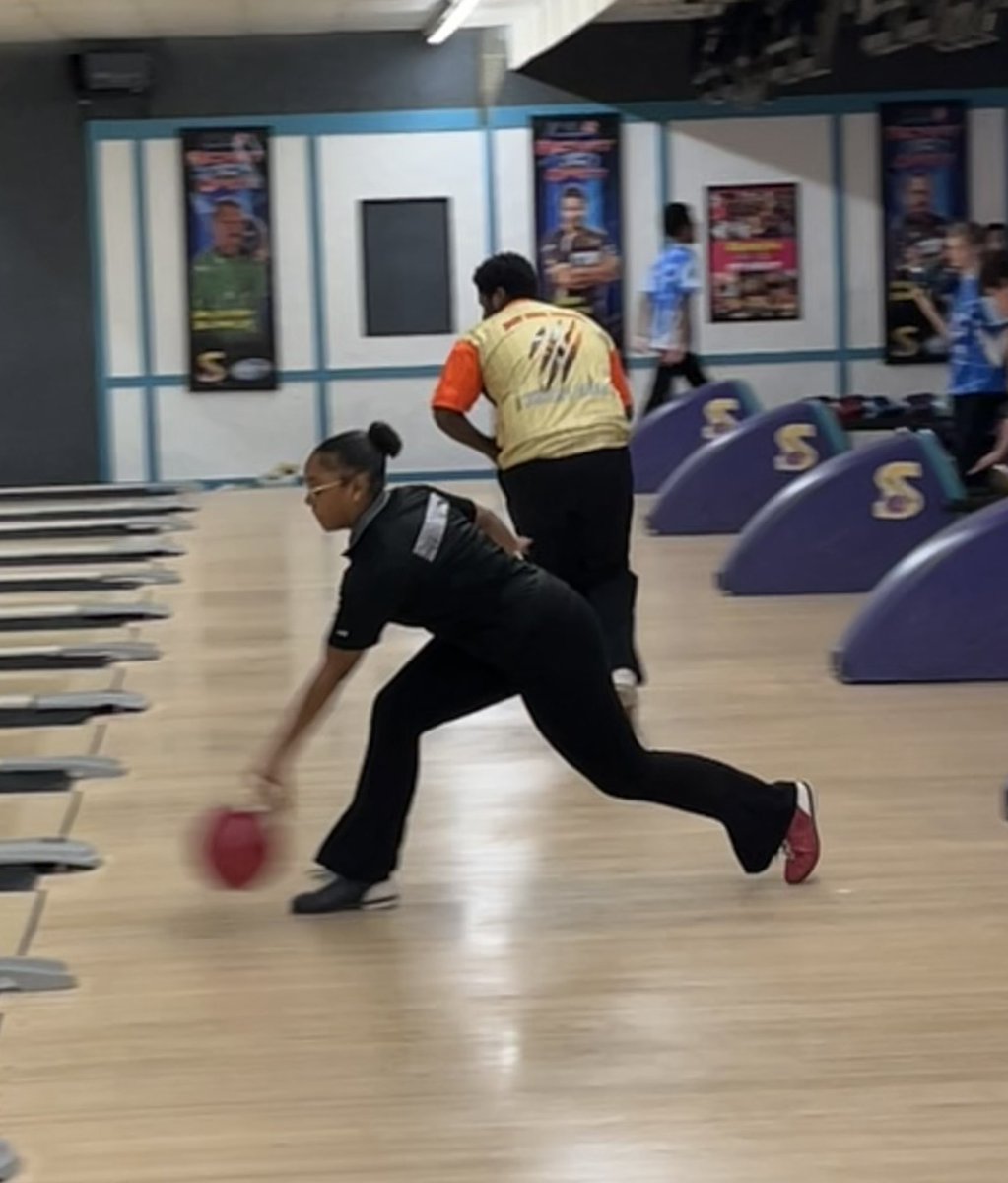 CoachScottKirby's tweet photo. International girls #bowling team got their first #victory over East today! They were led by Mari Hall’s 145 series &amp; Raeden Scott’s 182 series. You can help support by clicking here. https://t.co/AtsBJqV9SW https://t.co/gJekCdUVxP