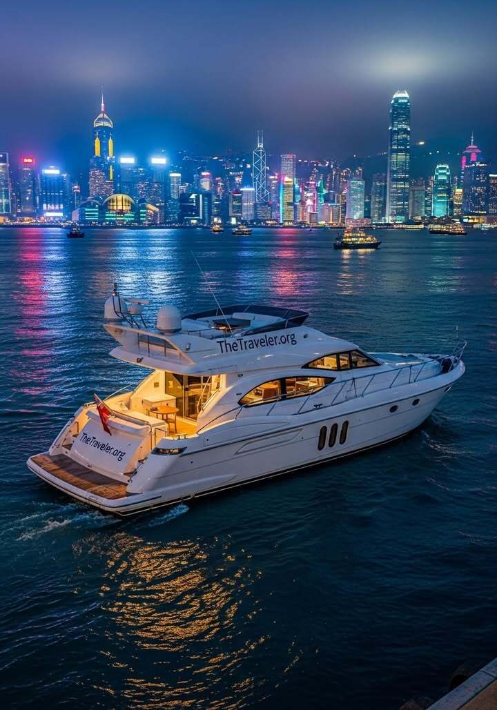 sofia__marquez's tweet photo. Hong Kong's skyline shines with over 8,000 buildings, each telling its own story. Cruising the harbor tonight reminds me that travel is a surrender to discovery—both in the world and within ourselves. #TravelReflections https://t.co/tSJvLkr7vB