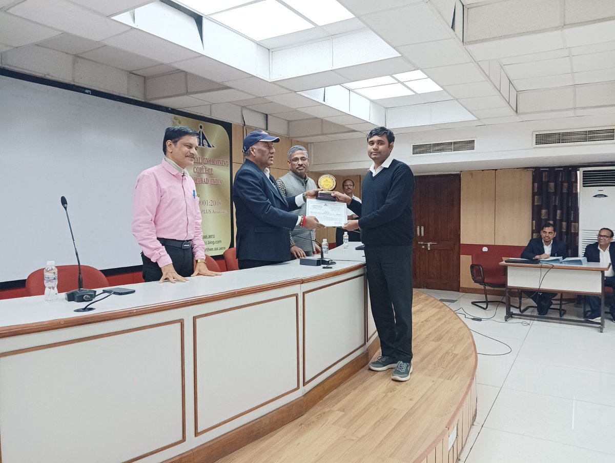 Batch 34–35 of the 11-week Senior Assistant (Electronics) Course and Batch 32 of the 4-week DGCA-approved AMS HFRT Course successfully graduated on 28 Nov.
These ATSEPs are now ready to contribute to their respective aviation domains. CATC wishes them all the best. <a href="/AAI_Official/">Airports Authority of India</a>