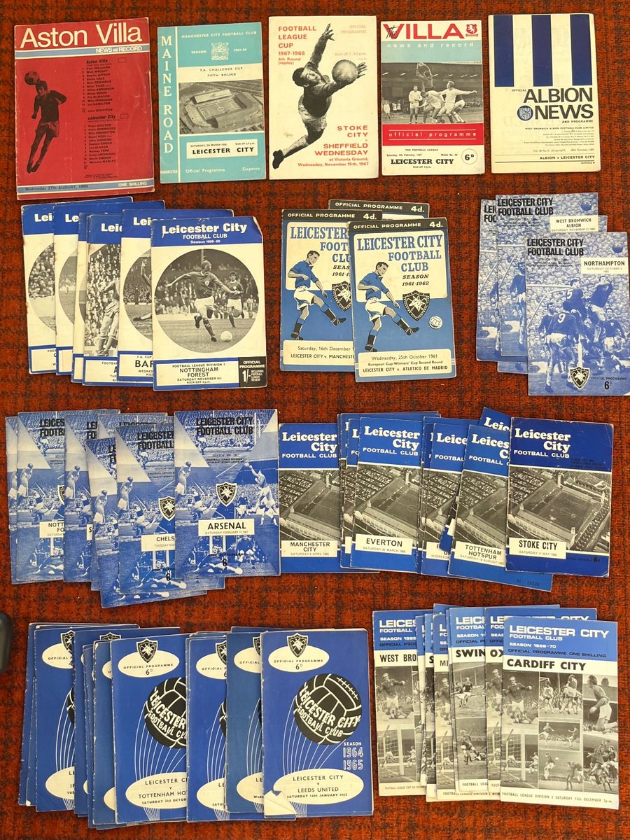 LCFCmemorabilia's tweet image. 60+ Leicester City FC Football Programmes 1960s +Villa Athletico Madrid WBA MCFC

£2.24 currently

1 bid

Ends Thu 4th Dec @ 10:35pm

ebay.co.uk/itm/2674931858…

#ad #LCFC